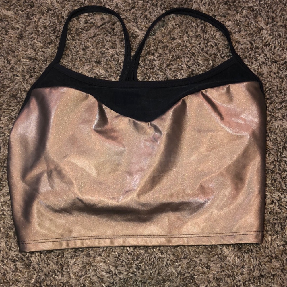 Bronze sports bra